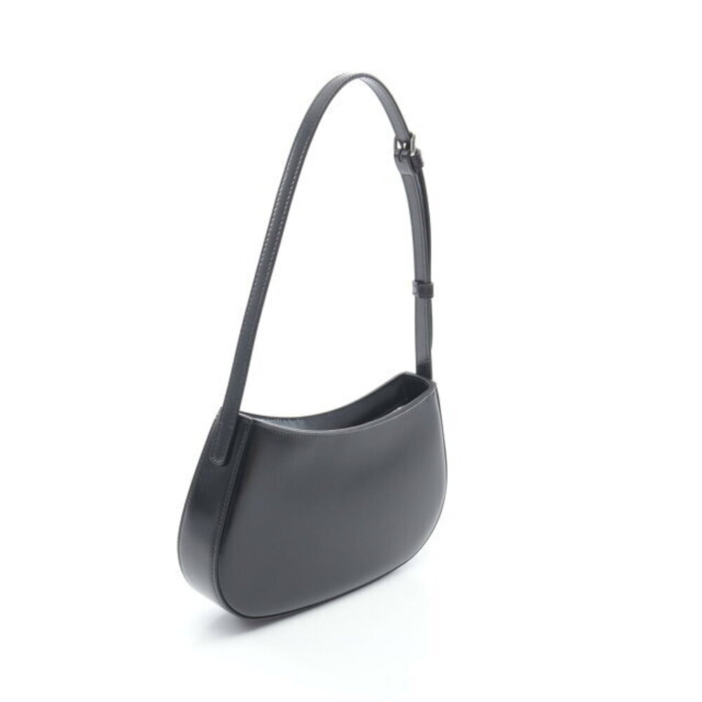 Celine Tilly Triomphe Shoulder Bag Leather Black - Picture 2 of 5